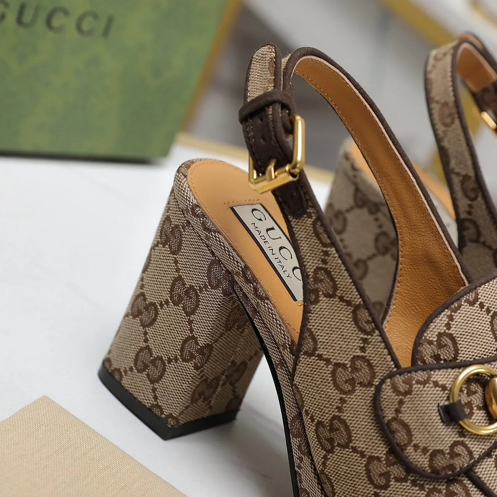 New Women's Horsebit Mid-heeled Sandals and High Heels