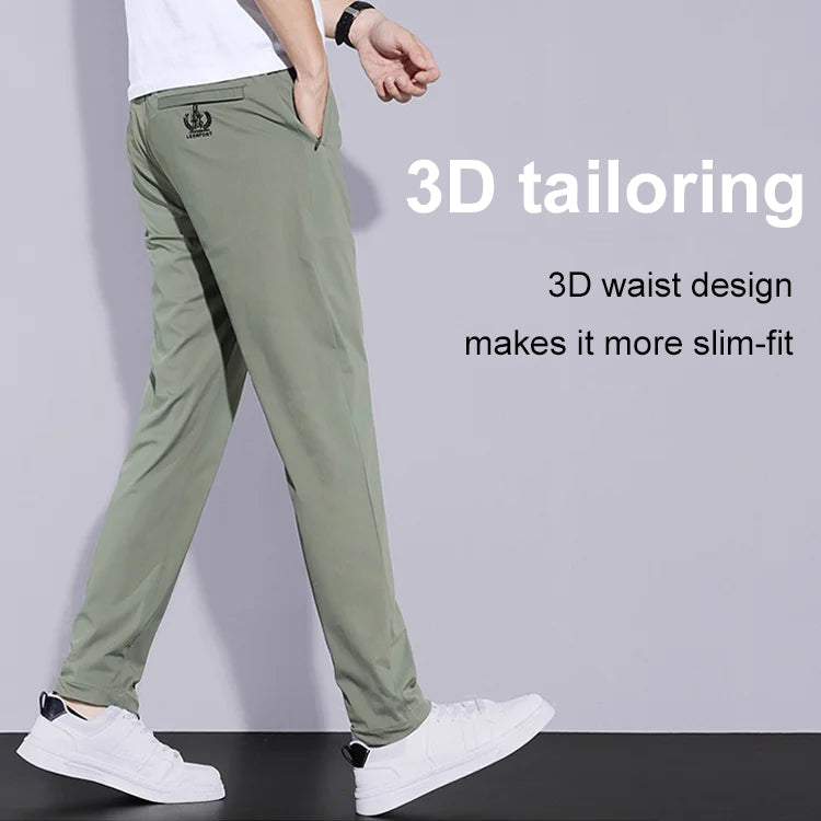 2025 Latest 【Coolmax Breathable Ice Silk Pants】 1+1🎉50%OFF