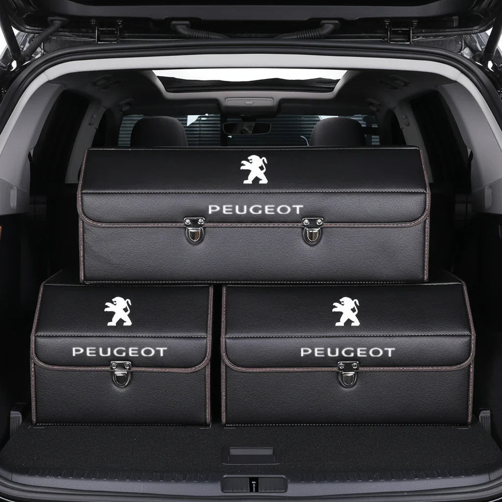 Car trunk storage box