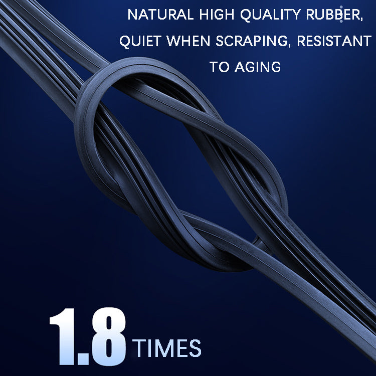 Quiet, Boneless Carbon Fiber Windscreen Wipers