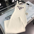 New Fashion All-match Ice Silk Knitted Sling Dress 1024040306