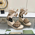 New  Leather G Logo women's shoesXC052024011105