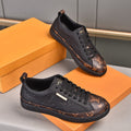 Leisure Pattern Two Tone Trendy Low-top Shoes