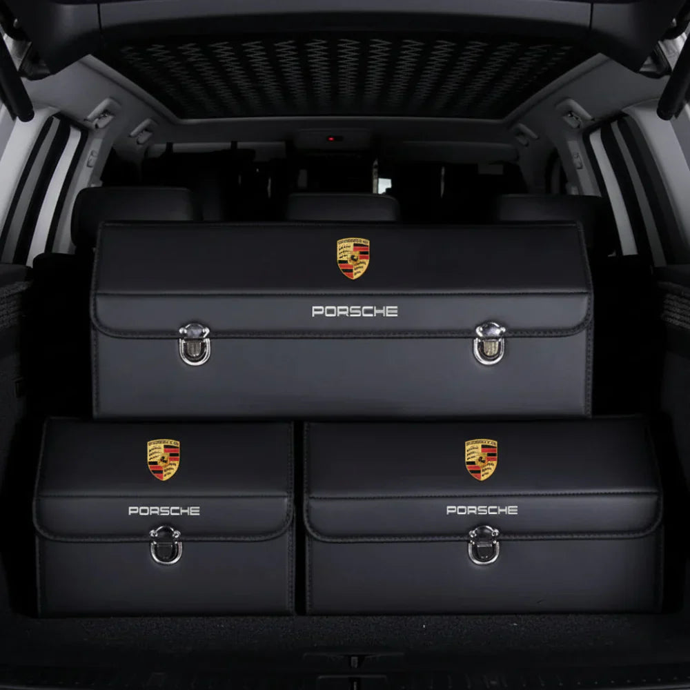 Car trunk storage box