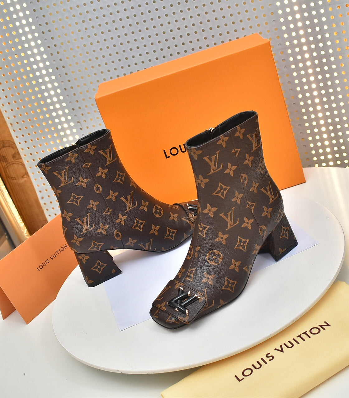 New fashion inner waist belt zipper all-match ankle boots SXC062501