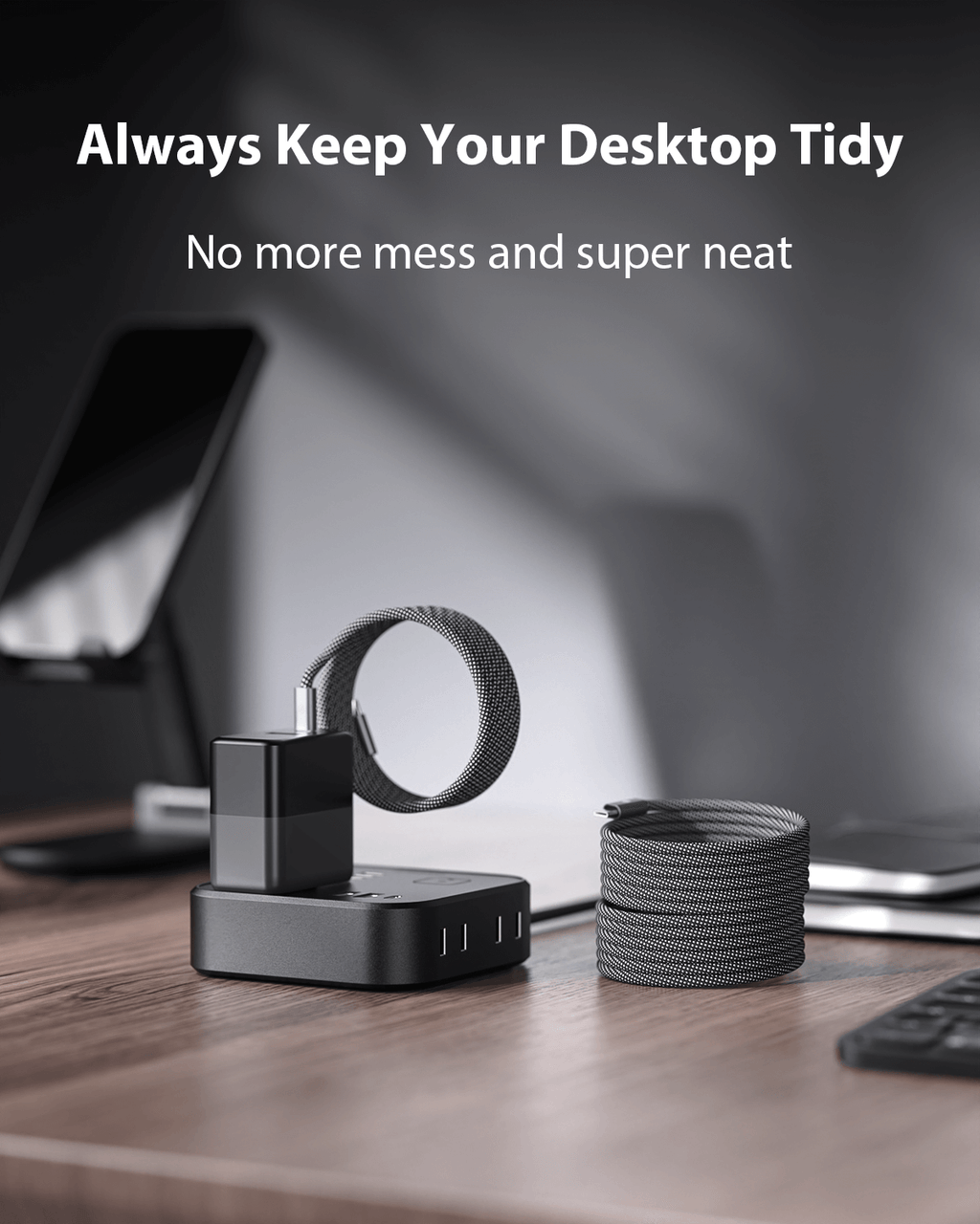 Magnetic Anti-tangle Cable