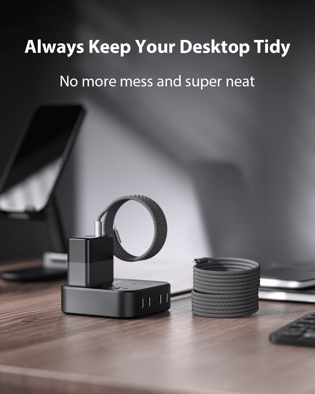 Magnetic Anti-tangle Cable