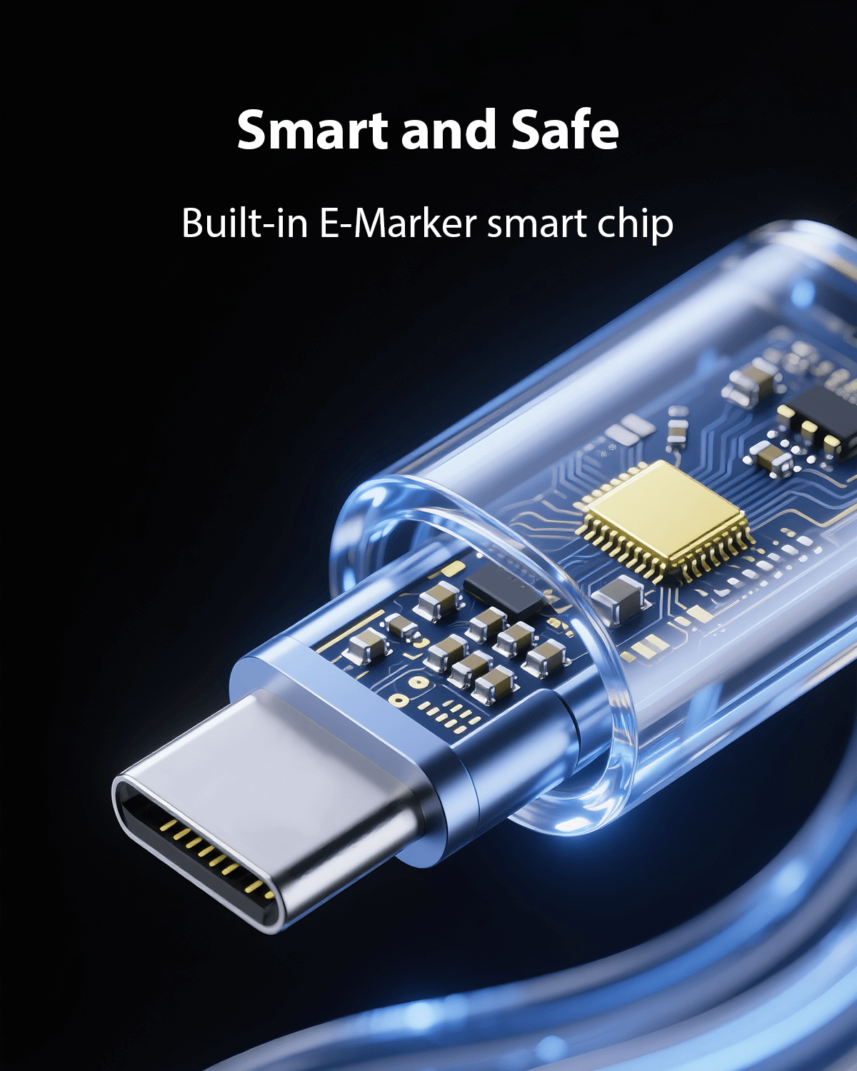 Magnetic Anti-tangle Cable