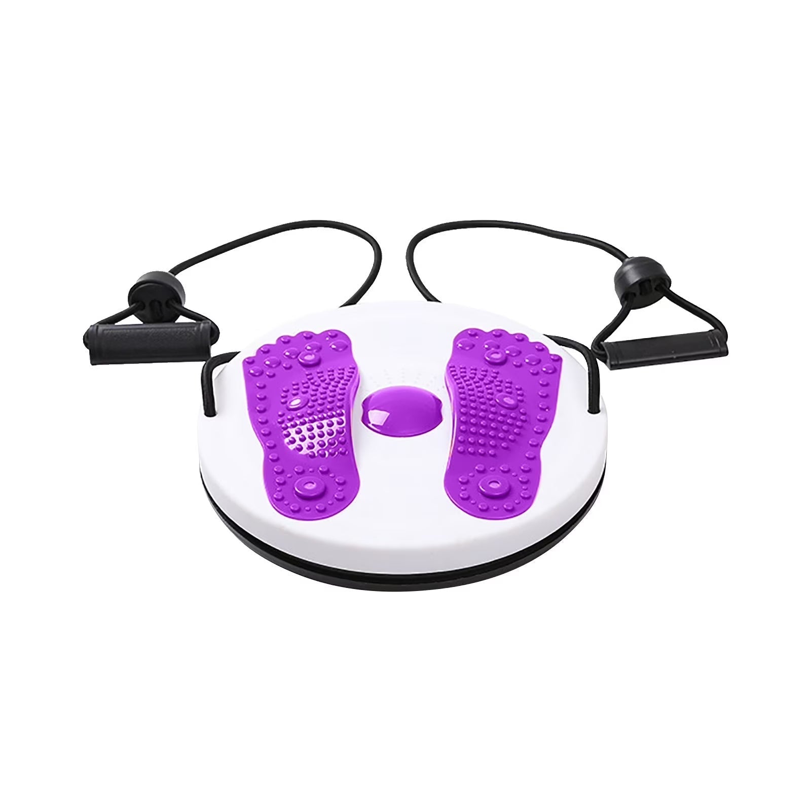Fitness & Yoga Waist Twisting Disc Massage for Core Shaping with Pull Rope -Function Twister Board for Waist and Foot Massage