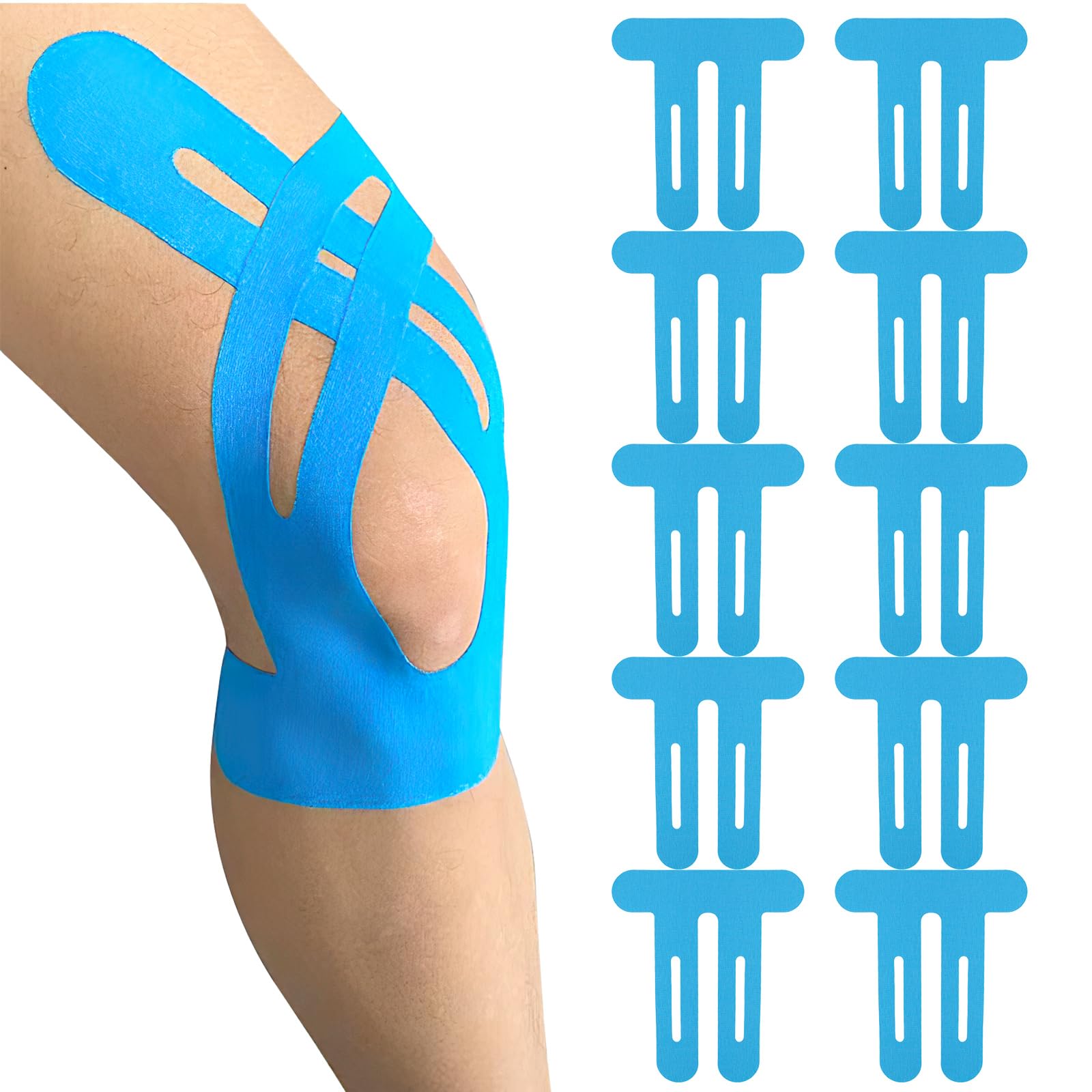 Kinesiology Tape For Knees 16-Pack Precut & Shoulders
