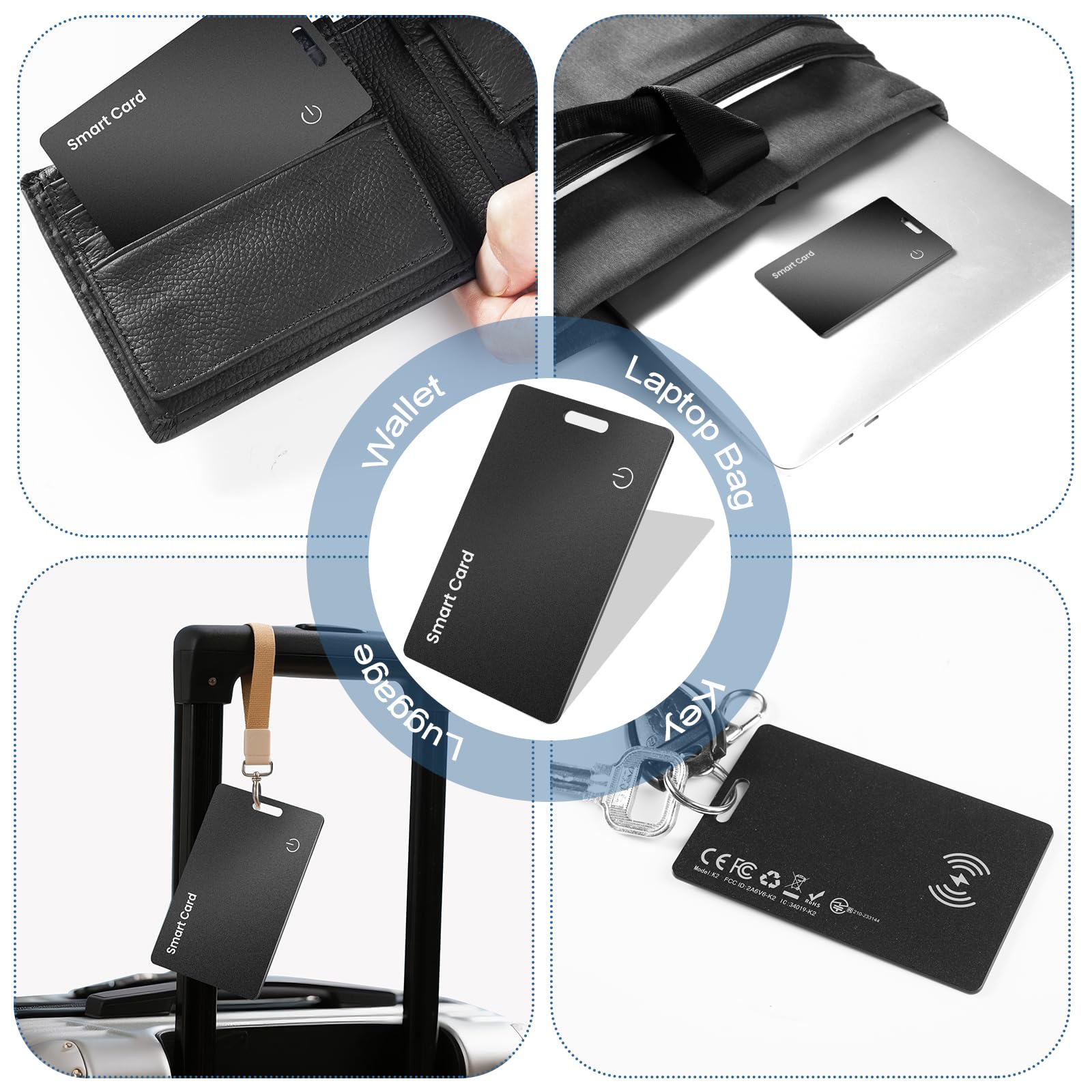 New Locator Finder for Iphone Wireless Charging Tracking Card Finder