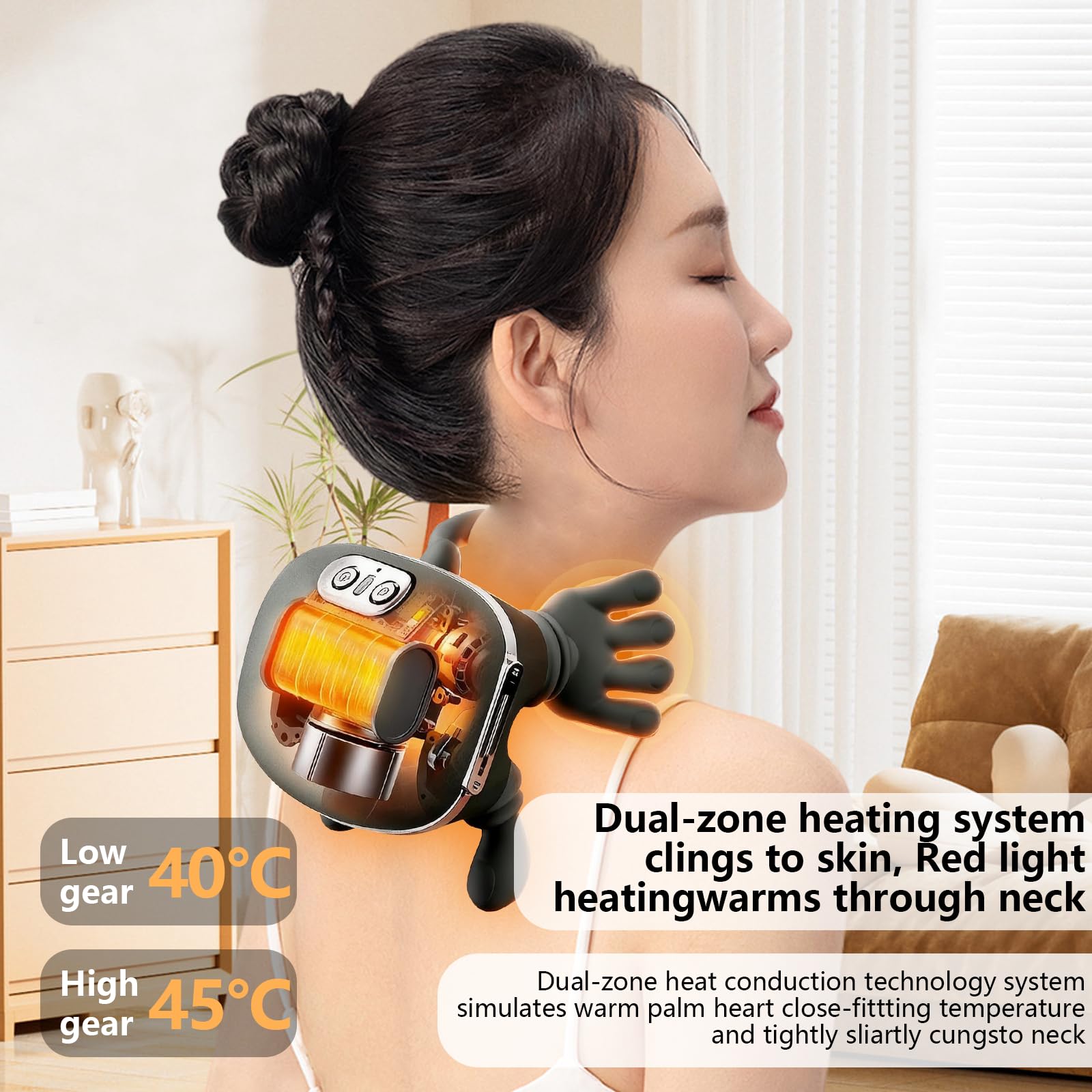 📢📢 Flash Sale⏰⏰——The Best Portable Neck Massager – 3x More Relaxation! 💆