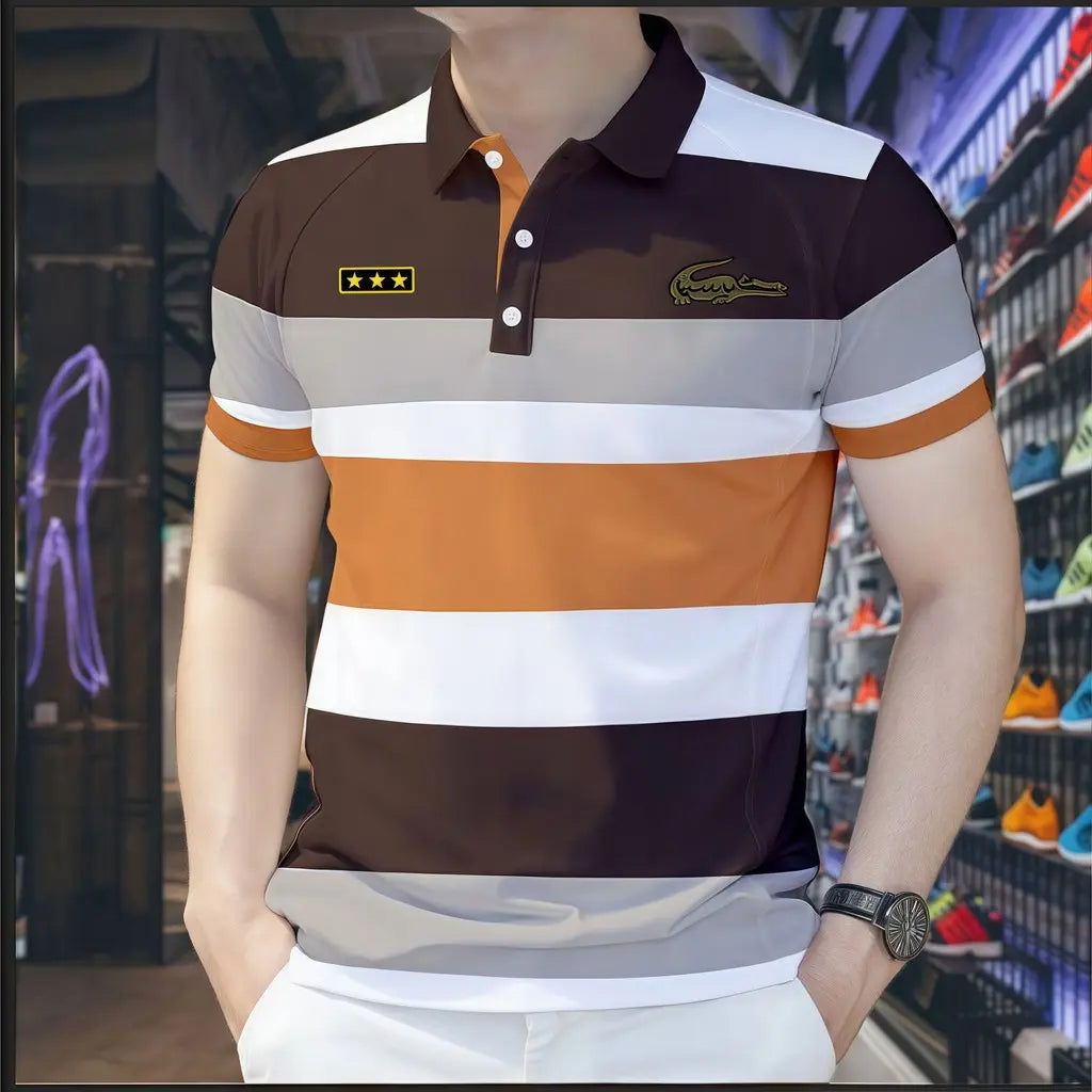 New High Quality 3D Polo Shirt for Men 1026060524