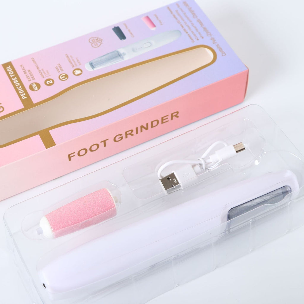 Rechargeable Electric Foot File – Smooth Heels, Anytime Anywhere