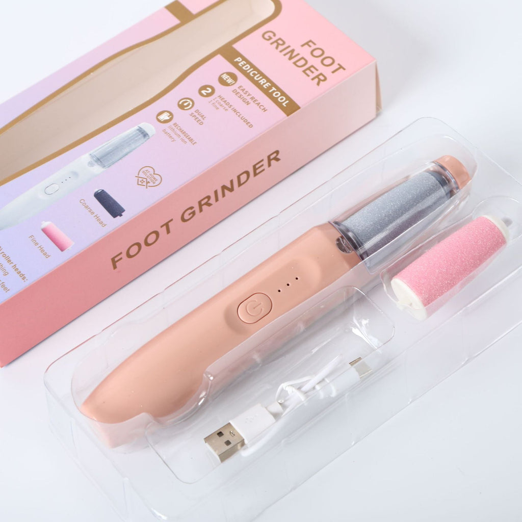 Rechargeable Electric Foot File – Smooth Heels, Anytime Anywhere