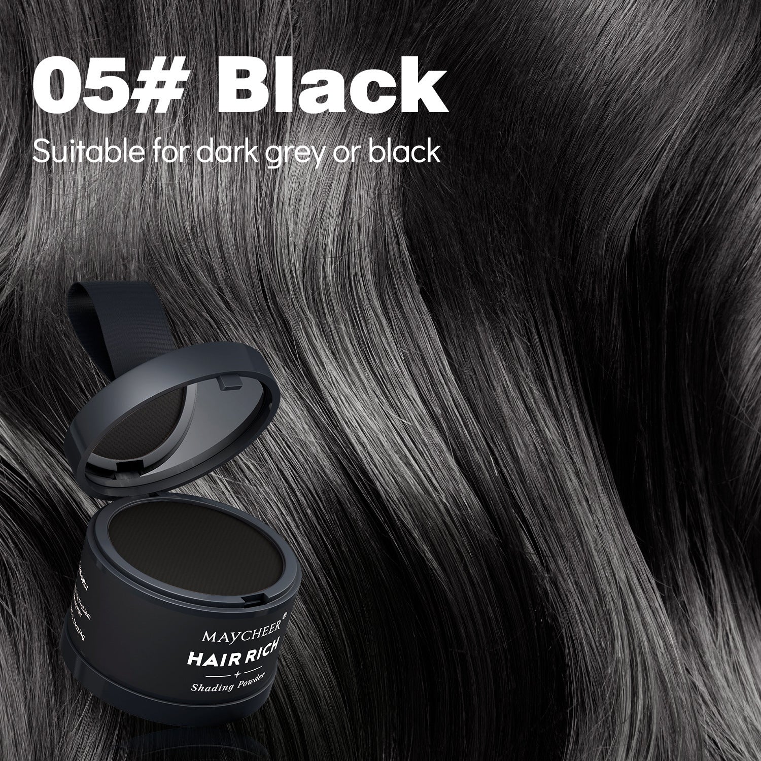 Hairline filler powder, a magical tool for shaping and filling the forehead, waterproof and sweatproof.