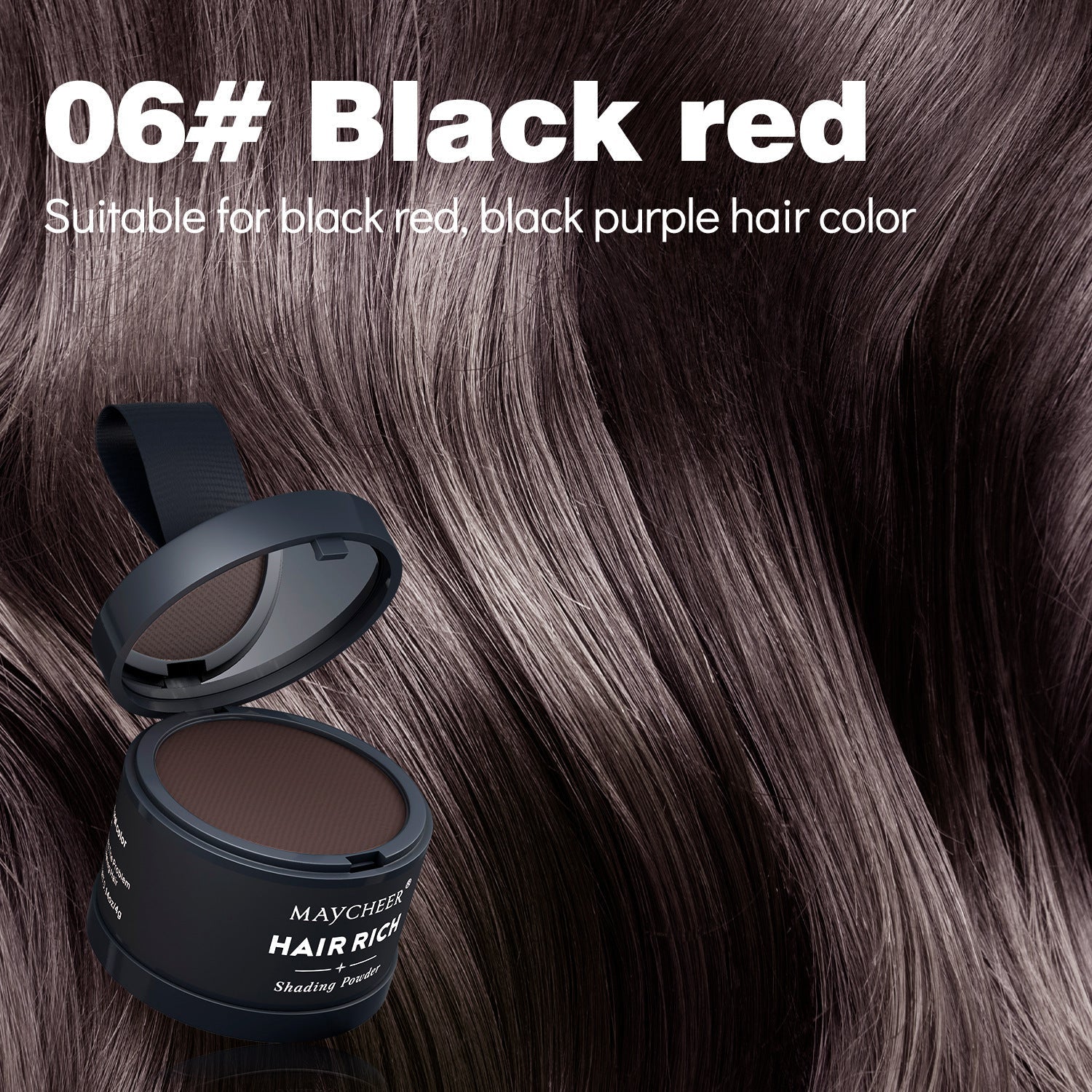 Hairline filler powder, a magical tool for shaping and filling the forehead, waterproof and sweatproof.