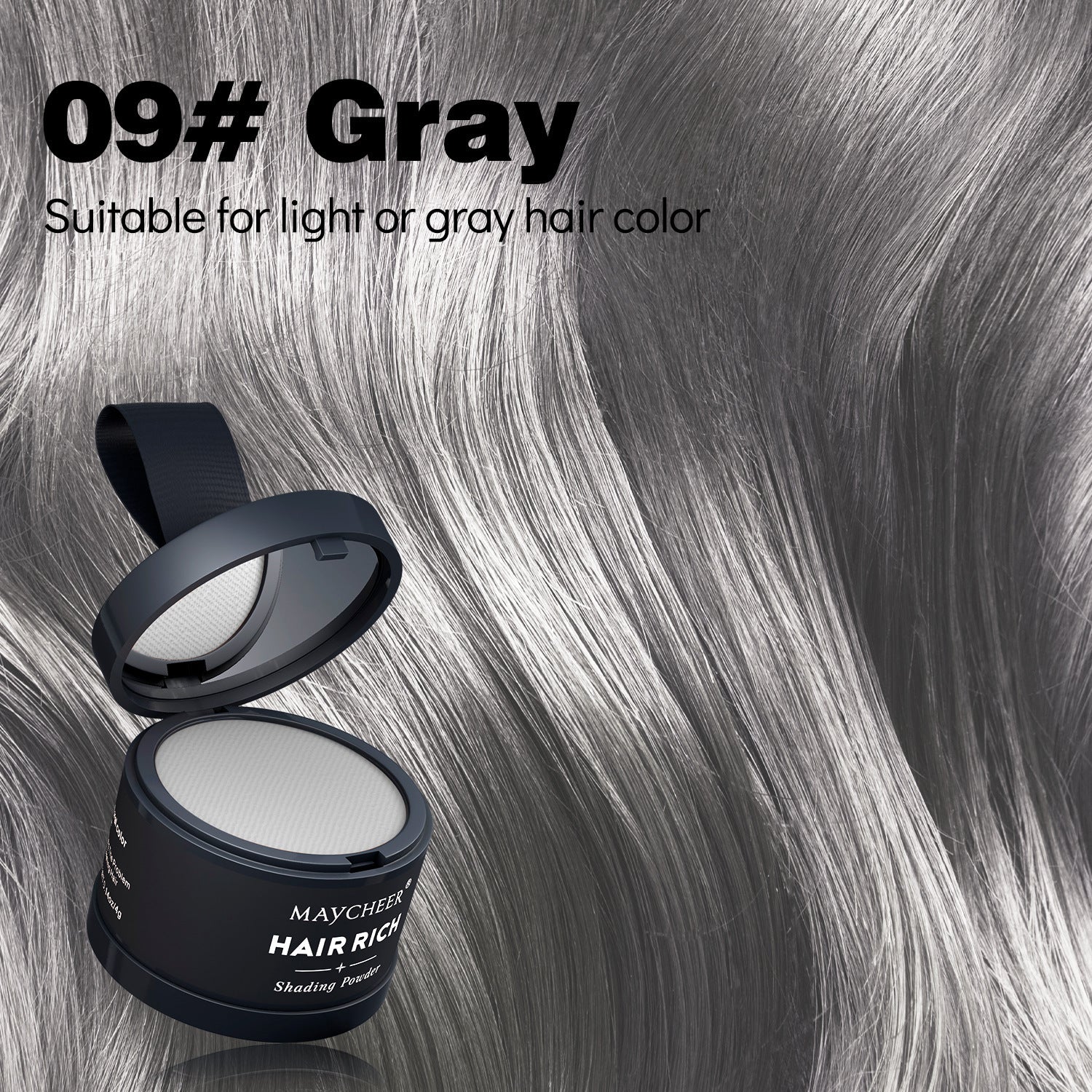 Hairline filler powder, a magical tool for shaping and filling the forehead, waterproof and sweatproof.