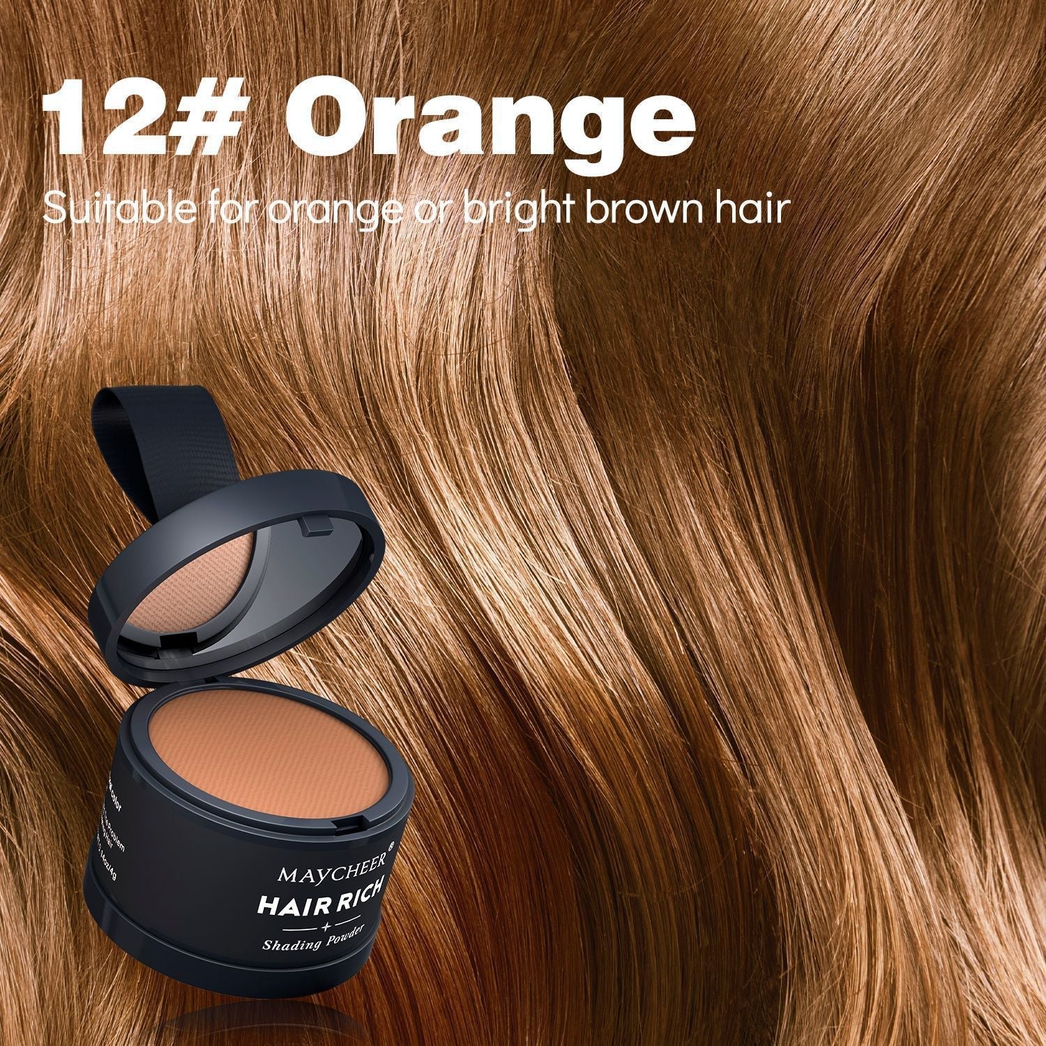 Hairline filler powder, a magical tool for shaping and filling the forehead, waterproof and sweatproof.
