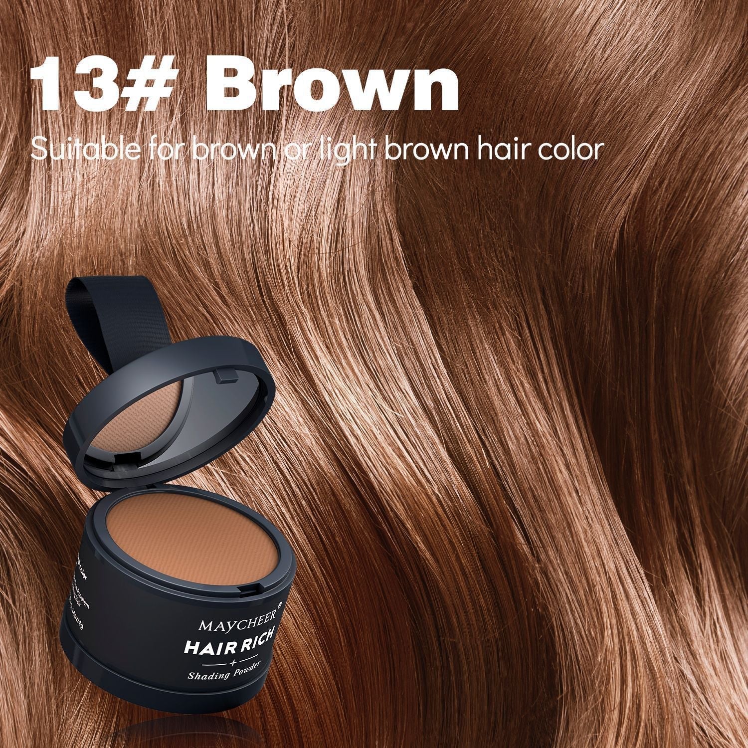 Hairline filler powder, a magical tool for shaping and filling the forehead, waterproof and sweatproof.