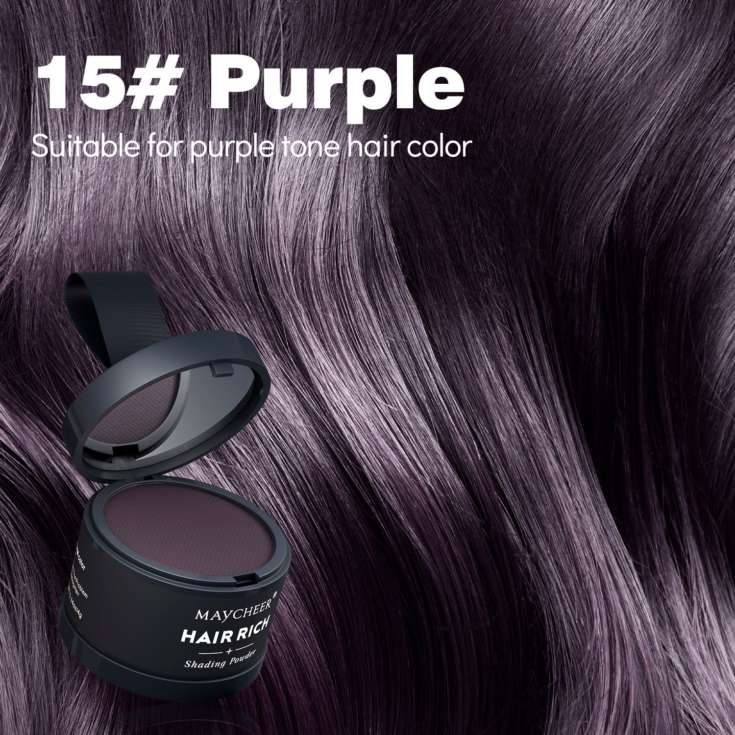 Hairline filler powder, a magical tool for shaping and filling the forehead, waterproof and sweatproof.