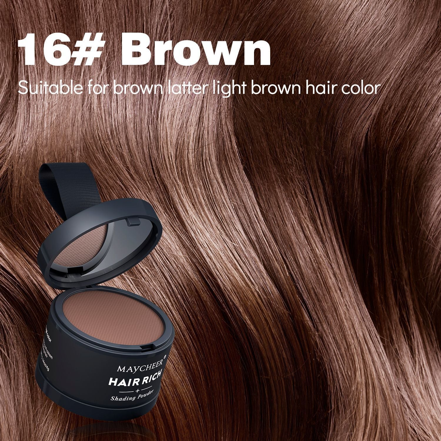 Hairline filler powder, a magical tool for shaping and filling the forehead, waterproof and sweatproof.