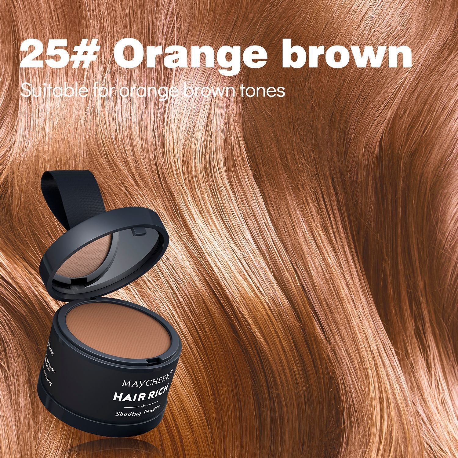 Hairline filler powder, a magical tool for shaping and filling the forehead, waterproof and sweatproof.