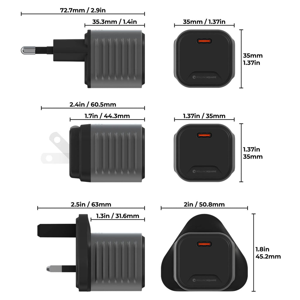 The smallest 65W GaN Charger