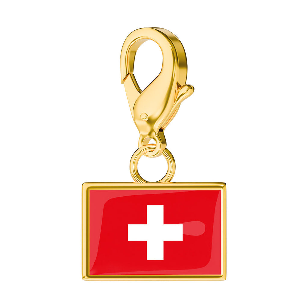Flag & Map Charms Set