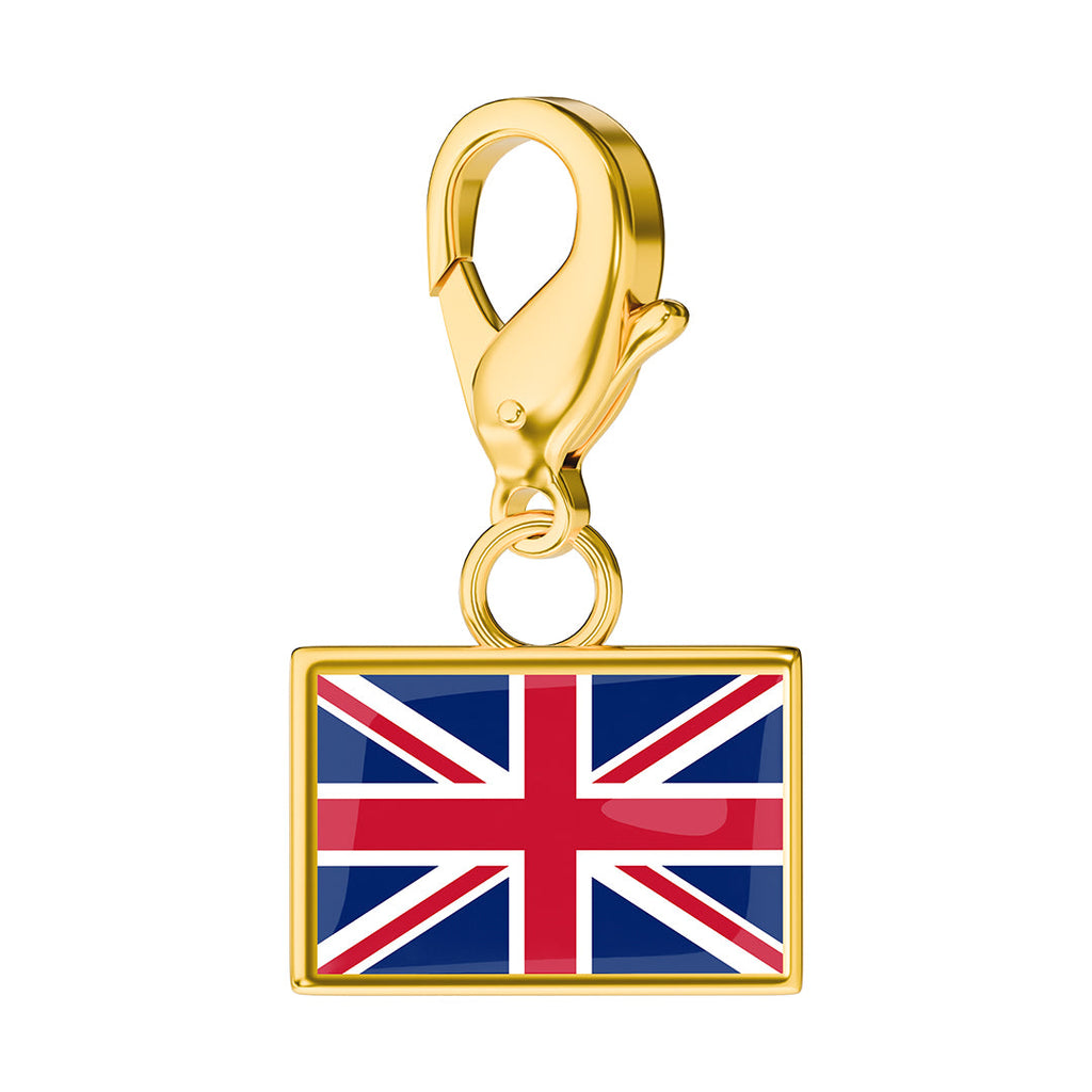 Flag & Map Charms Set
