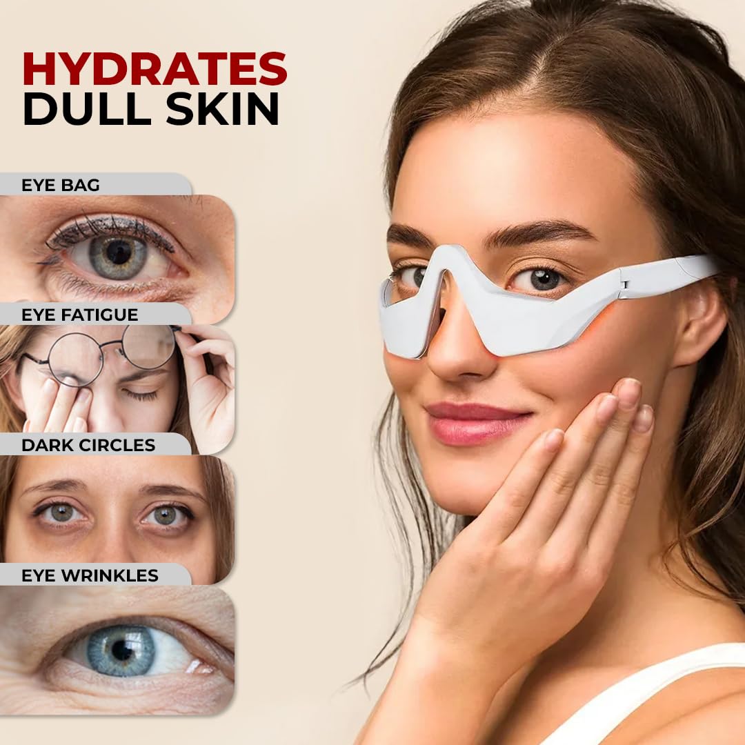 Under-Eye Red Light Therapy Device