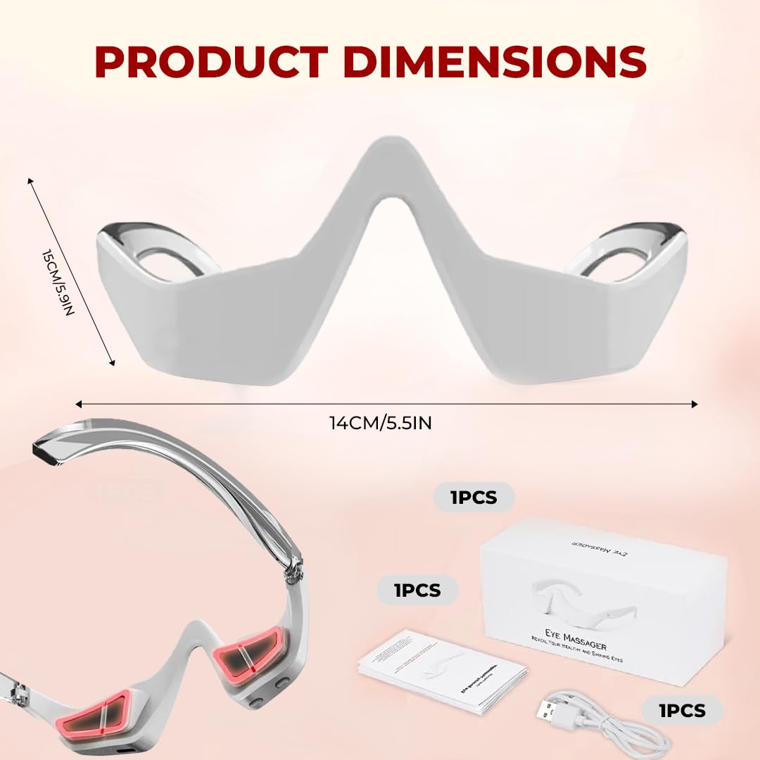 Under-Eye Red Light Therapy Device