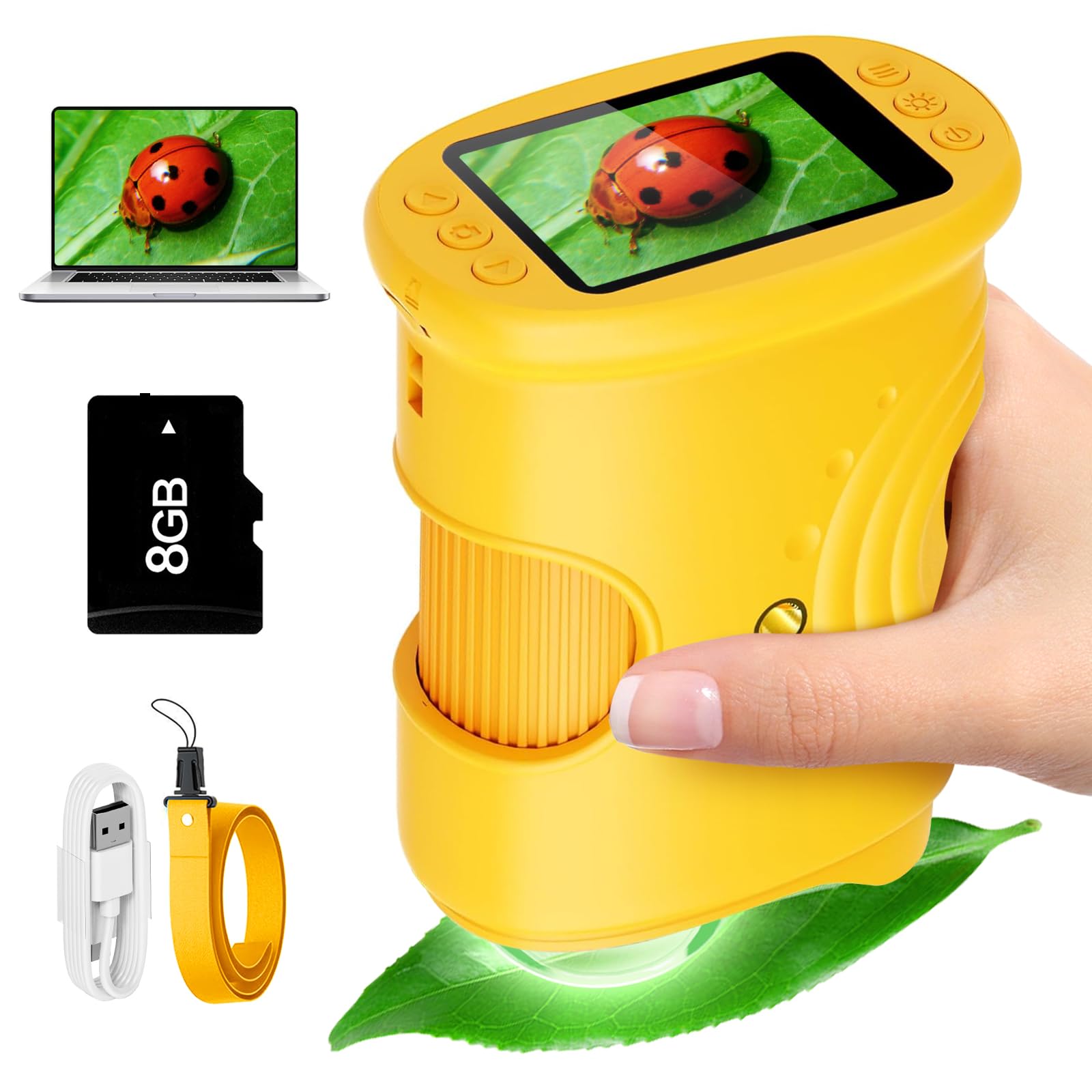 Alotwan Microscope for Kids 1000X Digital