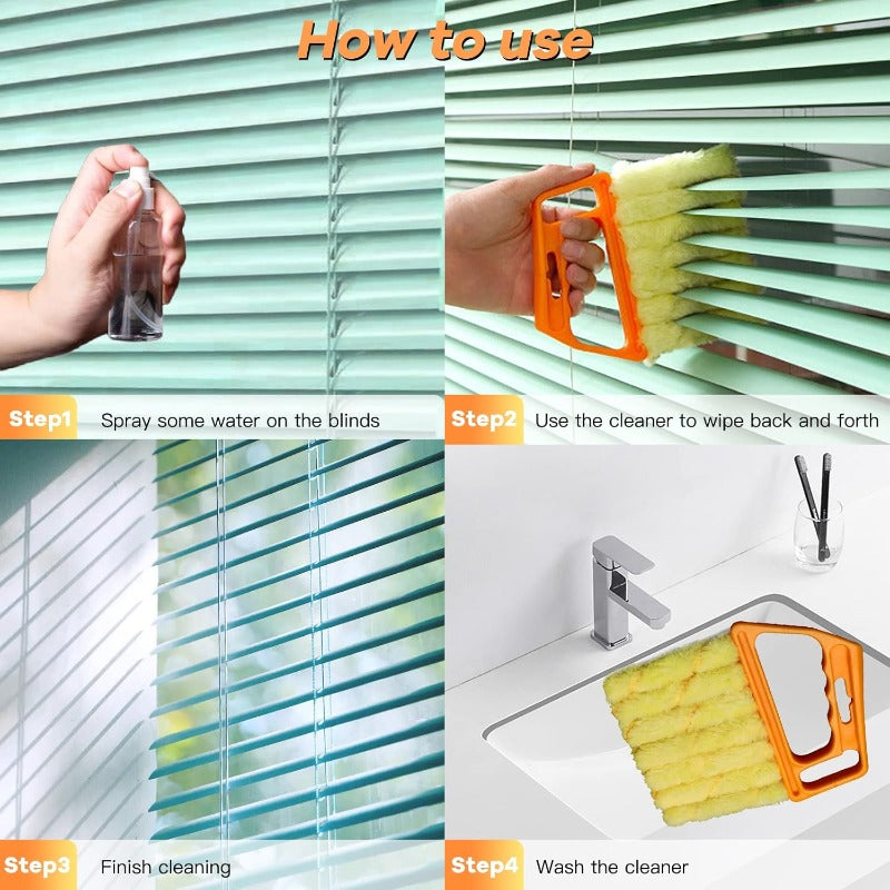 7-Finger Blind Cleaning Brush