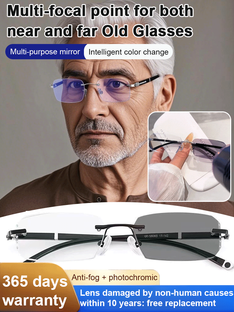 🔥Upgrade your eyewear—automatic color change and blue light defense, all in one stylish pair!
