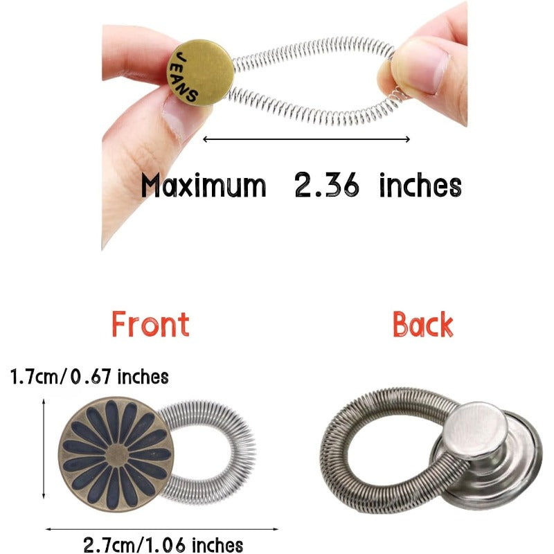 Elastic Waist Button Extenders