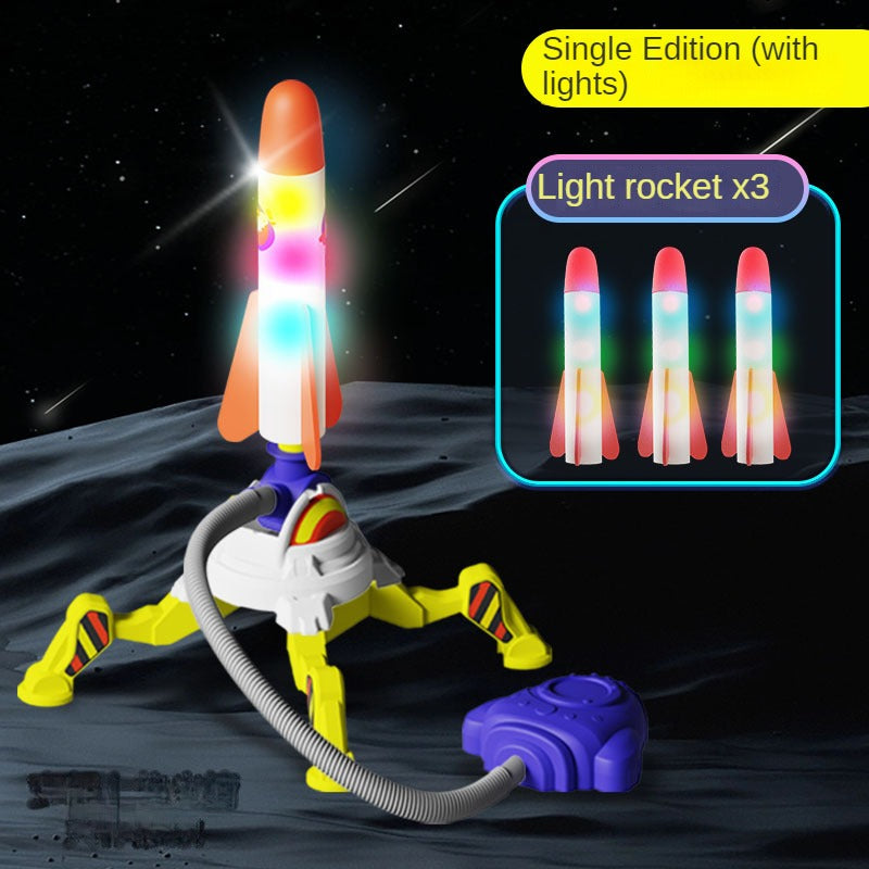 Air Rocket Toy - Jump & Launch For Active Outdoor Play