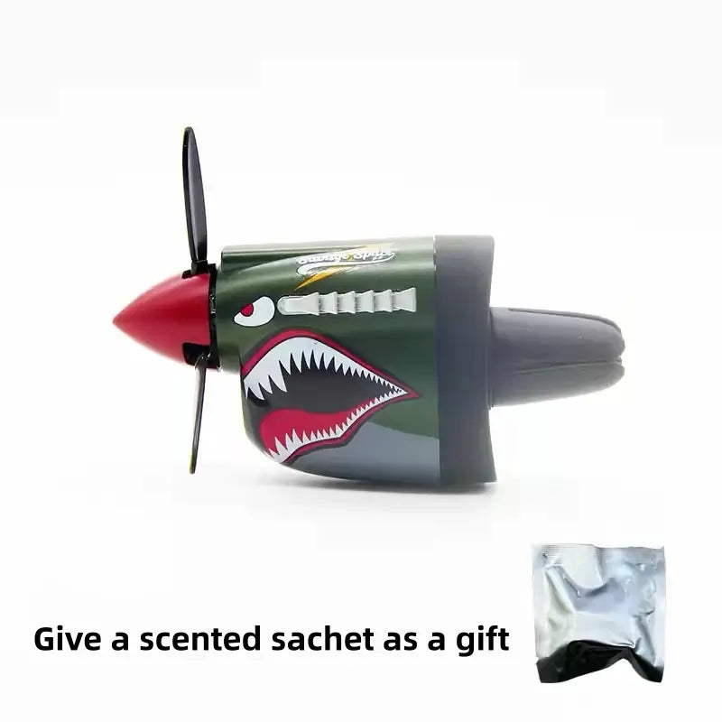 P-40 Warhawk Plane Car Air Freshener | Vintage Fighter Jet Vent Clip for Men