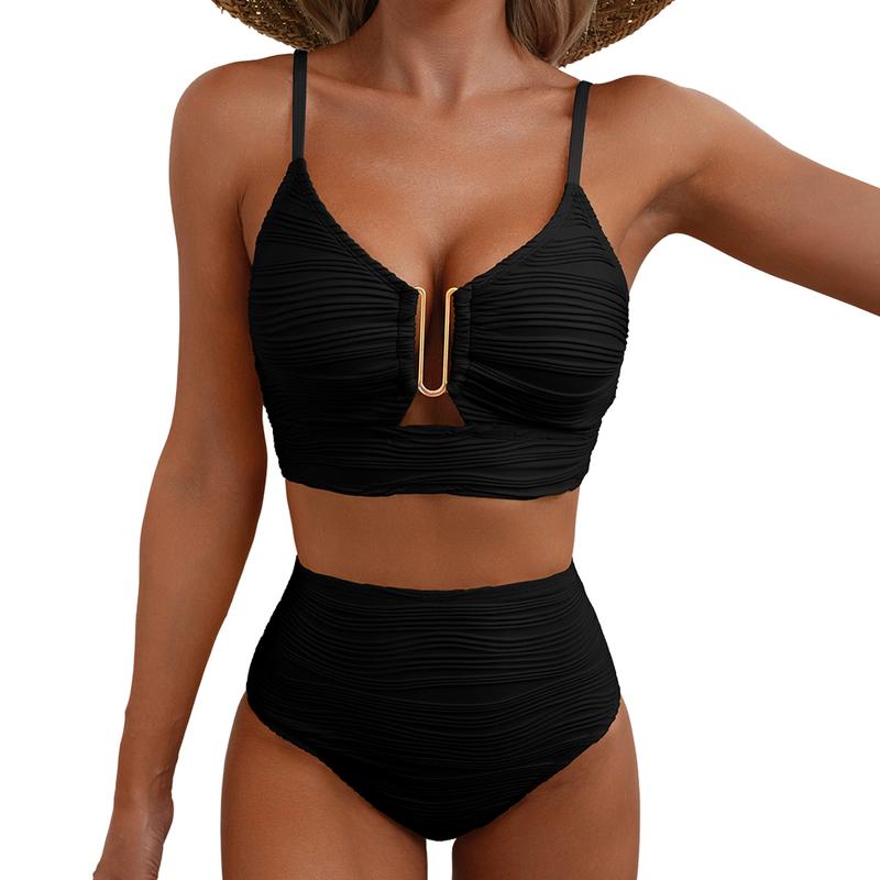 💐🏆#1 Best Seller 50% Off💕Women's Push Up High Waist Bikini