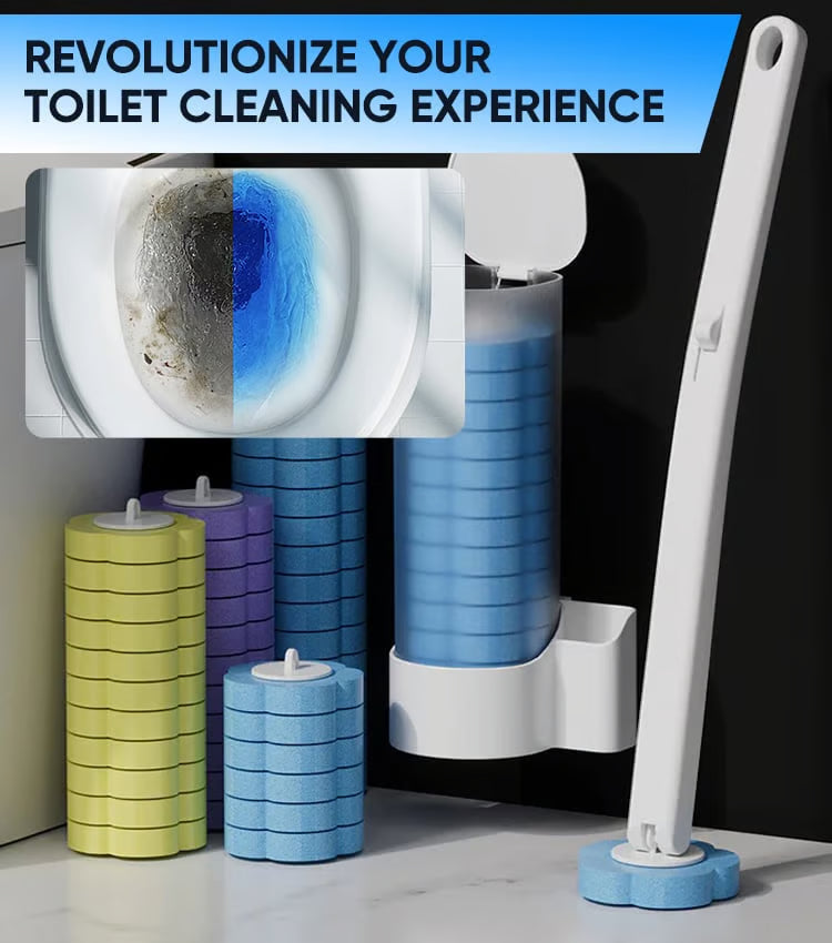 ⚡50K+ SOLD!🚽💦Hands-Free Cleaning Gadget🧽Disposable toilet cleaning tool💦1