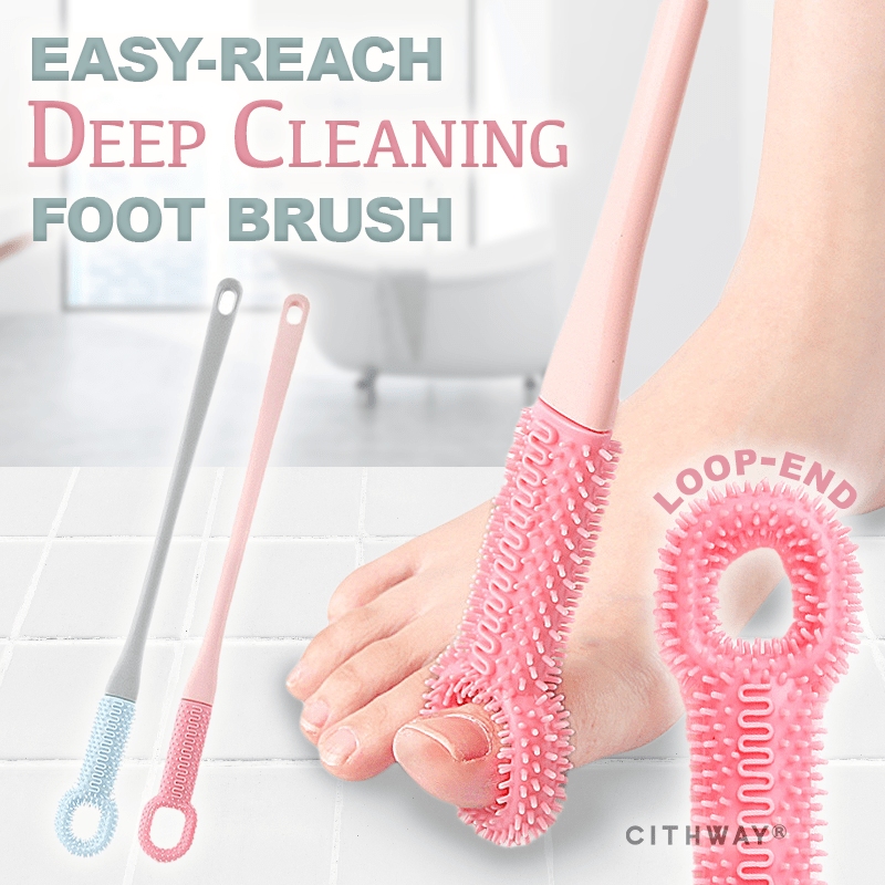 Easy-Reach Deep Cleaning Foot Brush