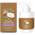 Coconut Oil Facial & Body Hair Removal Cream – Gentle & Moisturizing