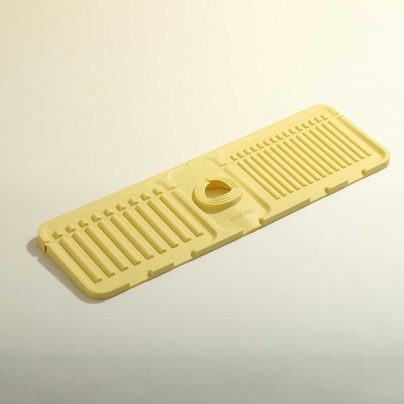 Faucet sink mat