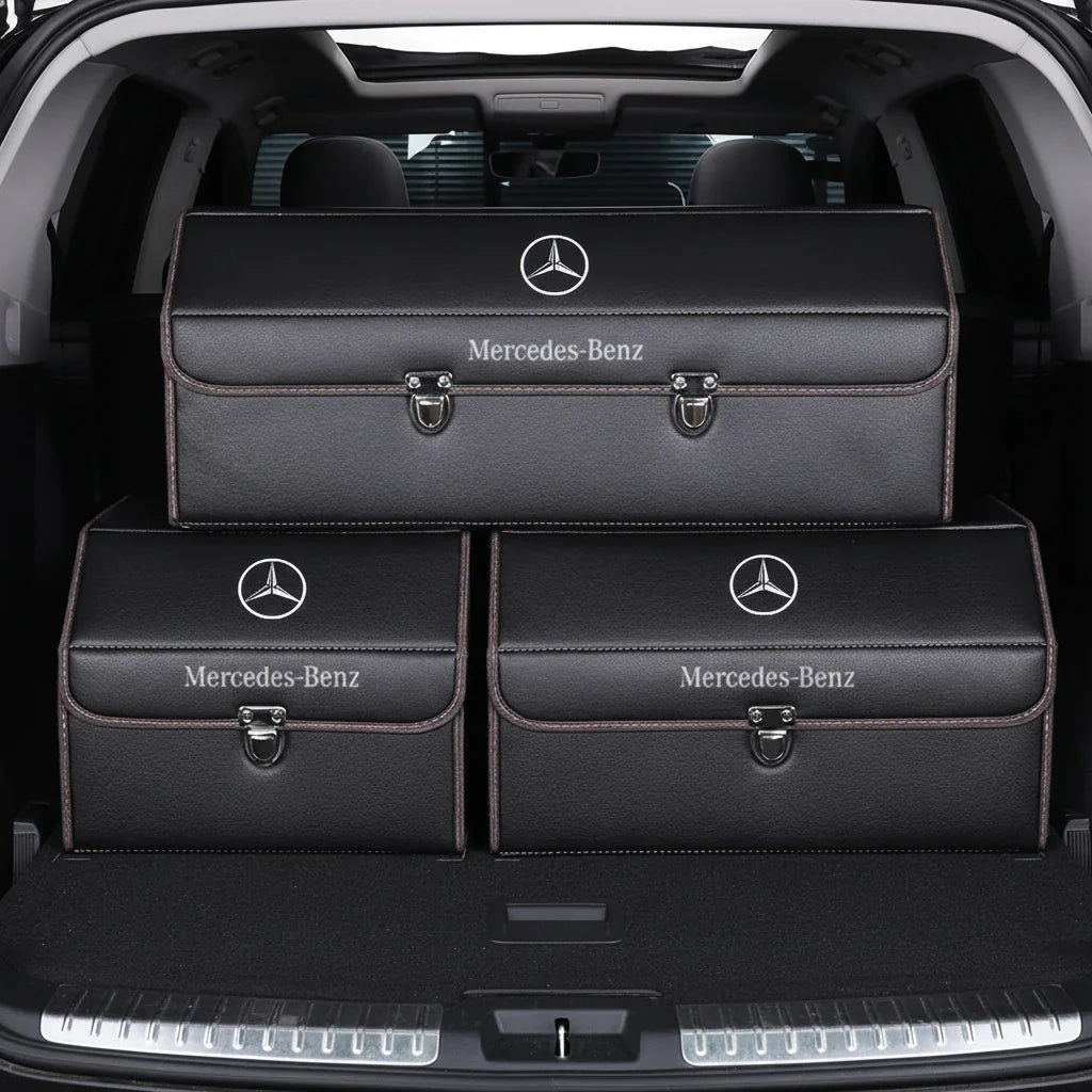Car trunk storage box