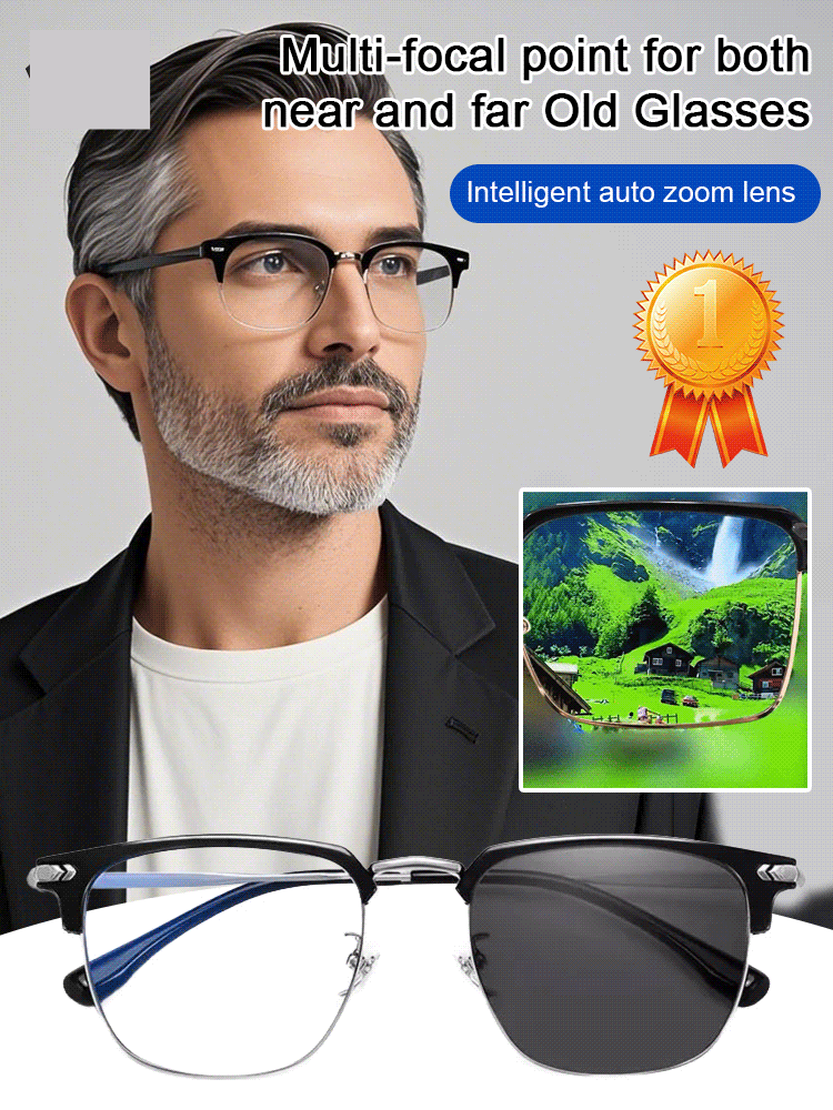 🔥Automatic zoom blue light blocking reading glasses