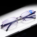 🔥【Smart Futuristic Technology Radiation Resistant Reading Glasses】100-700 degree automatic adjustment！