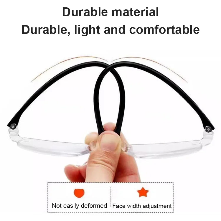 🔥【Smart Futuristic Technology Radiation Resistant Reading Glasses】100-700 degree automatic adjustment！
