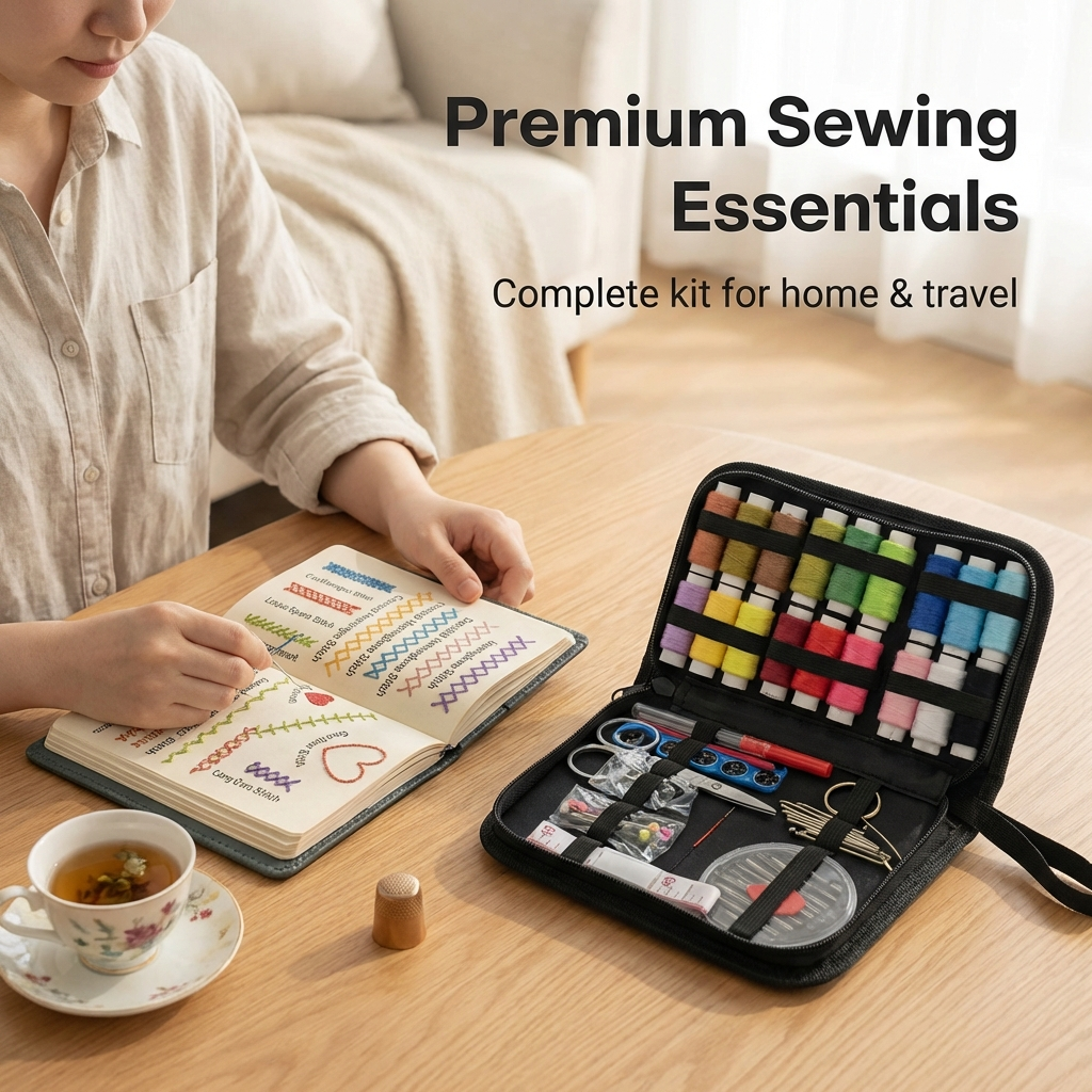 Embroidery Stitch Book for Moms and Kids