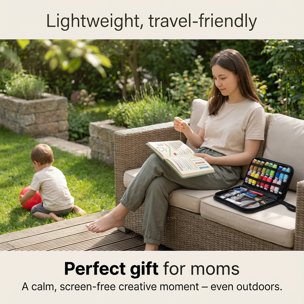 Embroidery Stitch Book for Moms and Kids