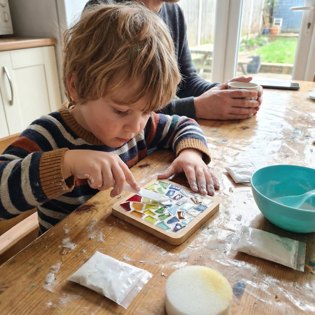 DIY Mosaic Coaster Craft Kit